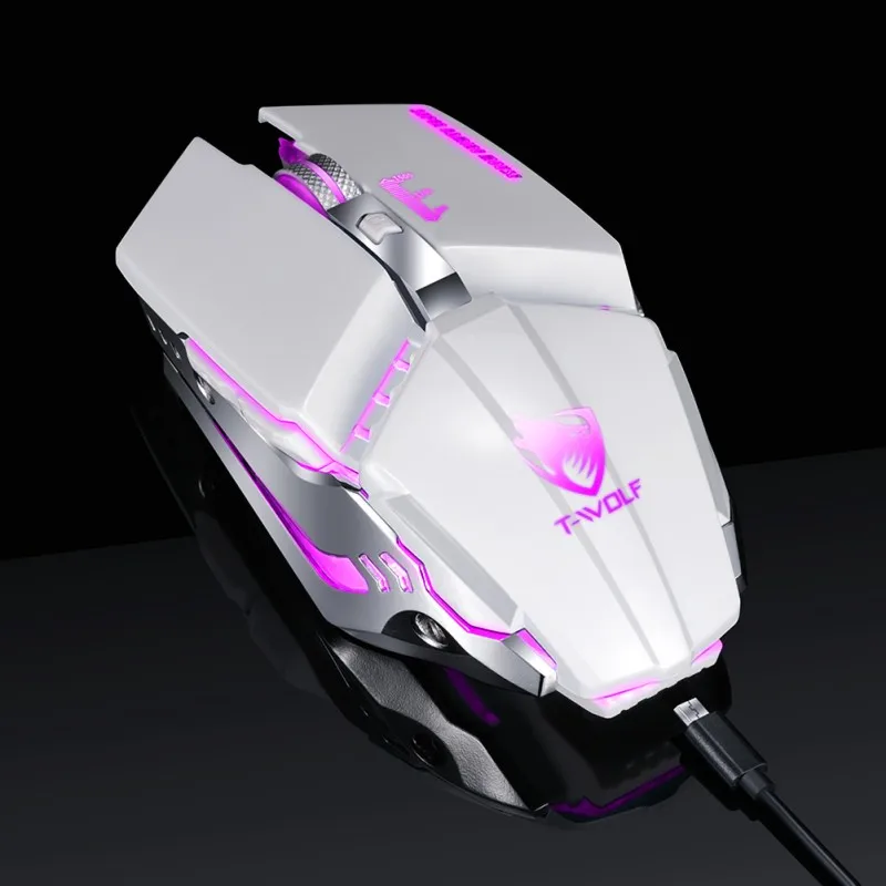 7 Color Breathing Light Wireless Gaming Mouse Optical Travel Mice With USB Receiver For Notebook/PC/Laptop/Computer
