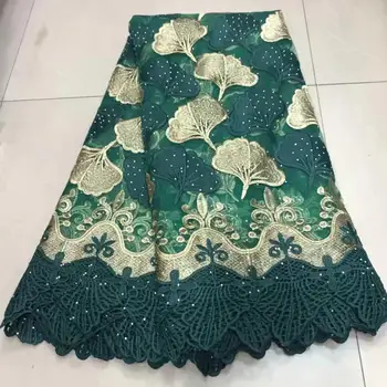 

2019 Latest African Lace Fabric High Quality Cord Nigerian Lace Fabric Wedding French Tulle Net Lace Fabric For Dresses