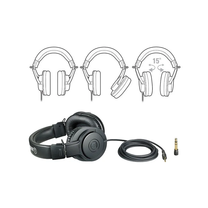 Original Audio Technica/ ATH-M20X Available inThe