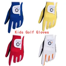 Детские перчатки для гольфа с левой рукой и правой, с защитой от дождя, дышащие, мягкие, для детей младшего возраста, Lh, Rh, s, m, l, прочные, 2 шт. в упаковке, для детей 2-10 лет