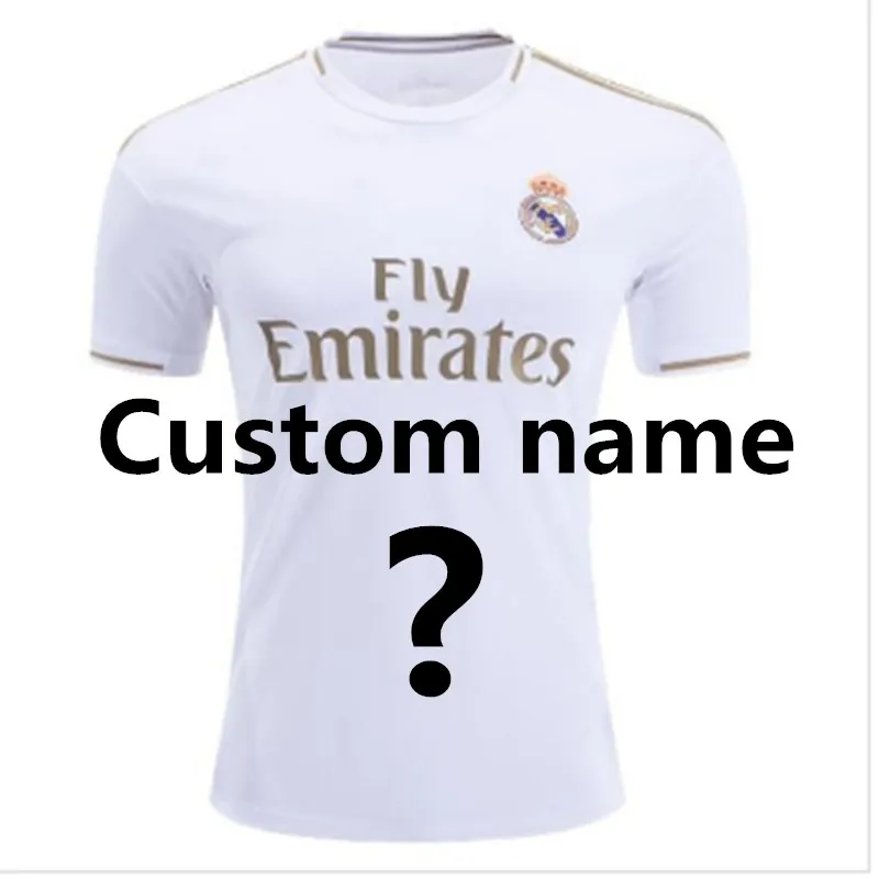 19 20 Real MadridES для взрослых Футбольная Футболка HAZARD SERGIO ramos BENZEMA ASENSIO ISCO BALE JOVIC Размер S-4XL Футбольная Футболка - Цвет: Лаванда