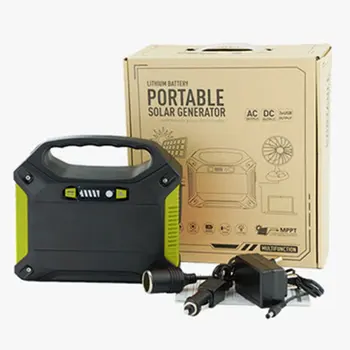 

Portable Power Generator Emergency Backup Inverter Station with 110V / 220V Dual AC Outlets Rechargebale Lithum Battery