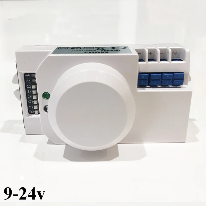 Высокое качество DC12V/DC24V автоматическая микроволновая датчик движения/детектор светильник переключатель(1 шт GS032 - Цвет: 9 -24v