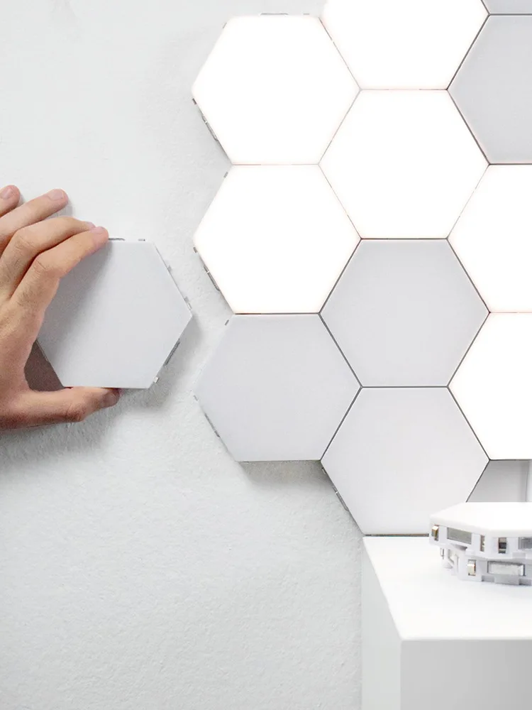 

NEW LED DIY Quantum Light Touch Sensitive Sensor Night Lamp Modular Hexagonal LED Magnetic Lights Wall Lamp night light