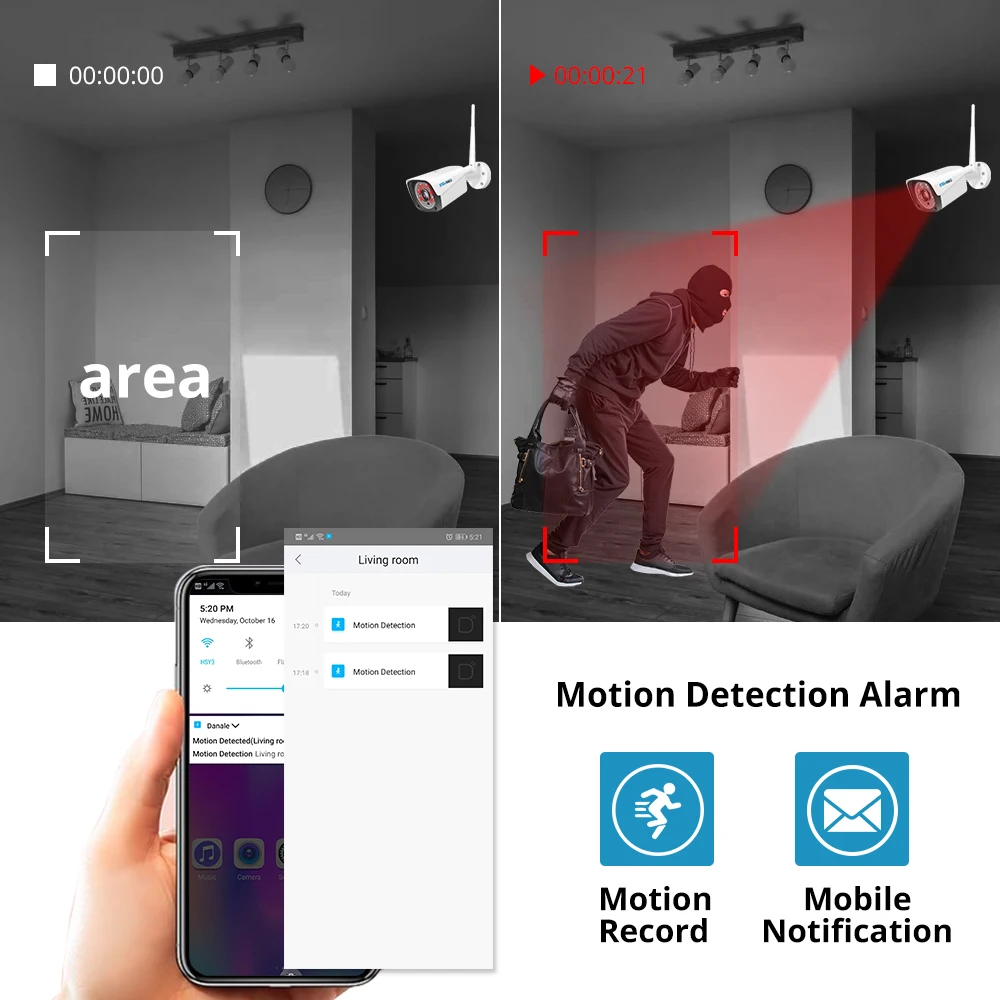 8CH 1080P Wireless CCTV System 4pcs 2MP Outdoor Wifi IP Camera 8CH NVR Recorder Video Security Came