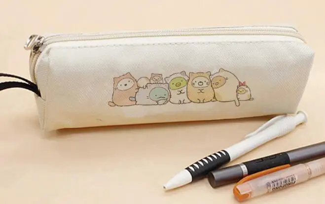 Японский аниме sumikko gurashi пенал Чехол для карандашей кошелек для мужчин и женщин Подарки на день рождения