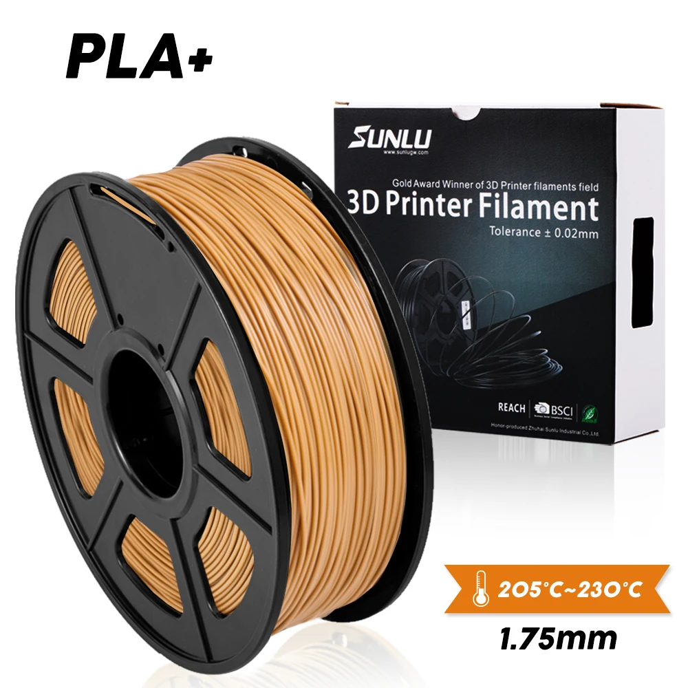 SUNLU PLA плюс 3D принтеры нити 1 75 мм кг/2.2lb катушки DIY + ПРИНТЕРЫ сделай сам для детей