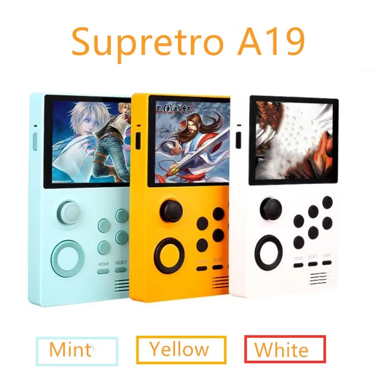 

A19 New Retro Handheld Game Console Support WIFI TV Connection Video Game Console For PS N64 PSP MD FC Emulator games