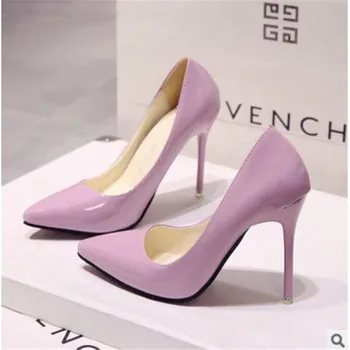 

New small fresh high heels 10cm fine with bridesmaid shoes with pointed women's singles shoes.