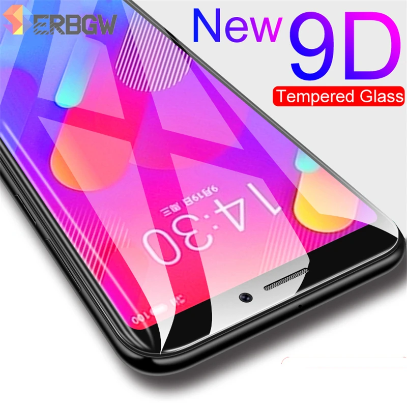 

9D Full Cover Protective Glass For Meizu M5 M6 M8 Note M5S M6S M6T X8 V8 Pro M8 Lite Tempered Glass Screen Protection Film Case