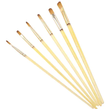 

12 Pcs/1 Set Nylon Painting Drawing Brushes Practical Oil Painting Gouache Paint Watercolor Brush Set (Khaki)