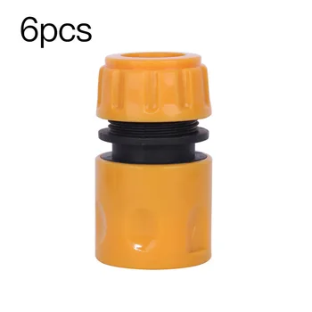 

6pcs Water Hose Connector Garden Watering Car Washing Quick Connect Hose Pipe Plastic Connnector