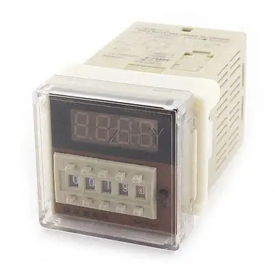 

AC 220V 8 Pins 0.1s-9999min Time Delay Plastic Panel Timer Relay