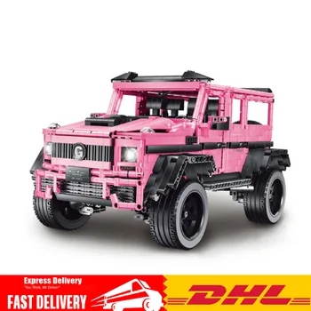 

LE-J903 2687PCS Techinic Car Series PINK Jeep MOC 2425 SNV G800 1:8 MODEL Building Blocks Bricks Model Toys Kids Christmas Gift