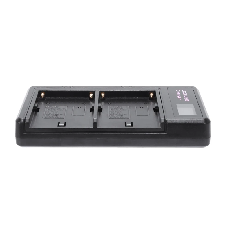 2 предмета Np-F550 Батарея и ЖК-дисплей двойной Батарея Usb Зарядное устройство для sony Np-F550 Батарея, совместимый с sony Np-F330, F550, F570 и sony