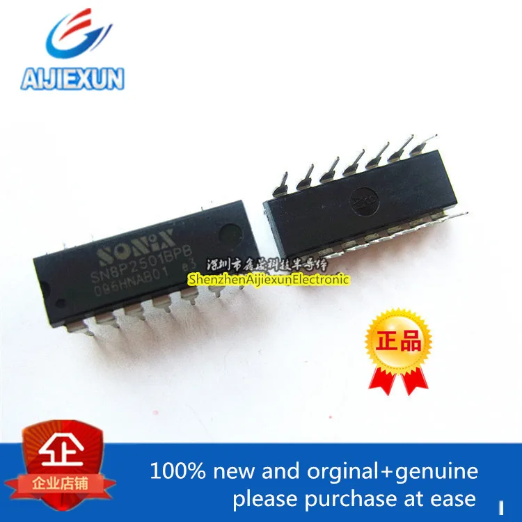 10 шт. на 100% подлинный и новый SN8P2501BP SN8P2501BPB SONIX DIP14 большой запас | Обустройство дома