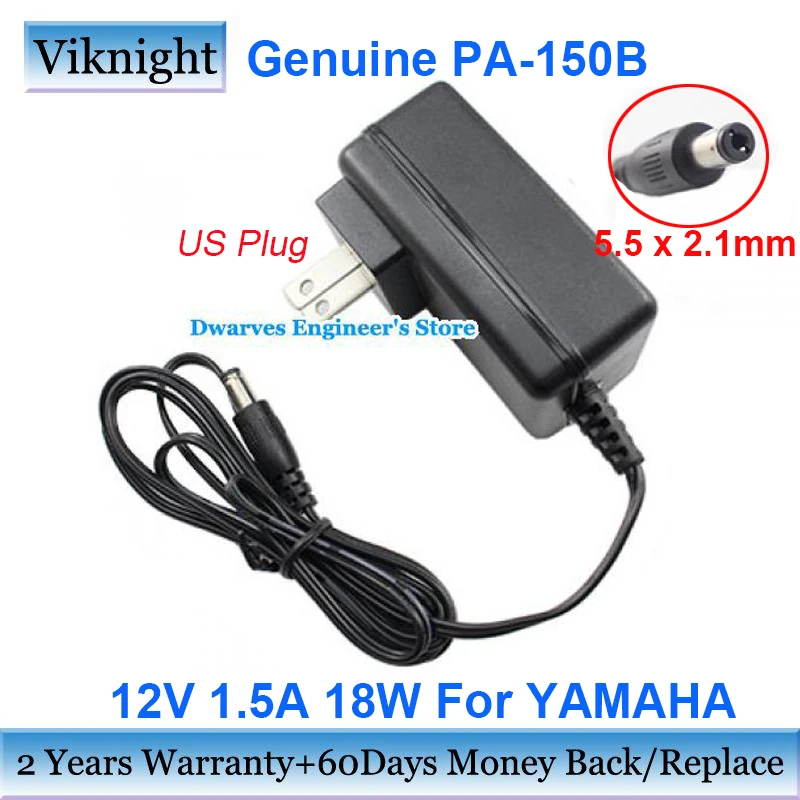 

Genuine US 12V 1.5A 18W PA-150B AC Adapter For YAMAHA Laptop Charger Power Supply 5.5x2.1mm