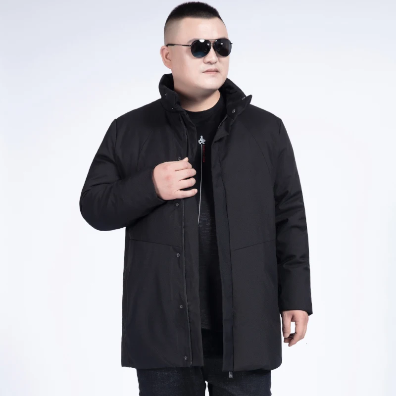 Зимний пуховик размера плюс 10XL 8XL 6XL, мужское модное пальто, толстая парка для мужчин, Аляска, съемная верхняя одежда, ветронепроницаемая, удобная