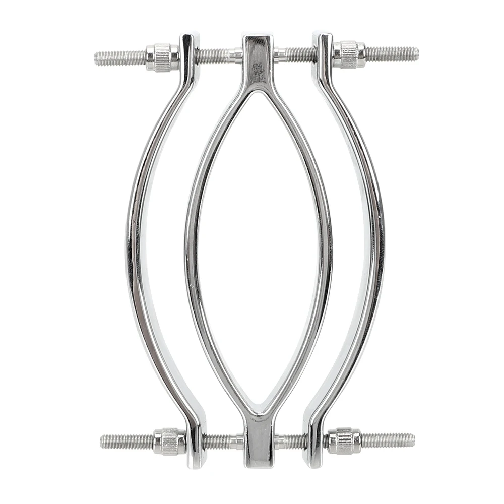 BDSM New Arrival Adjustable Stainless steel Dilator Vaginal Anus Clamp Anal Plug Speculum Butt Plug Anal Sex Toys For Women Men