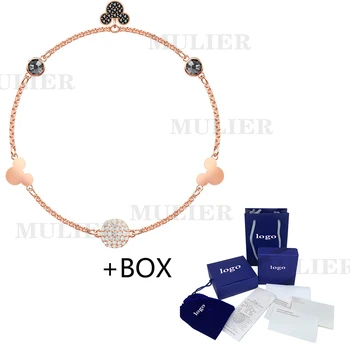 

MULIER 2019 New REMIX COLLECTION Invisible Magnetic Buckle My Mouse Bracelet Sleek Minimalist Woman Bracelet Jewelry 5462360