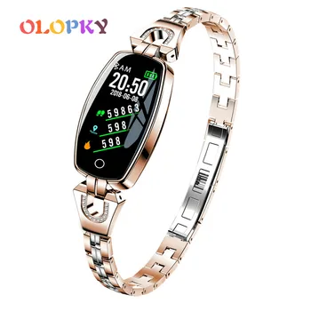 

Women Smart Watch H8 Smart Bracelet Reloj Blood Pressure Heart Rate Monitor Fitness Tracker Sport Wristband For Android iOS Lady
