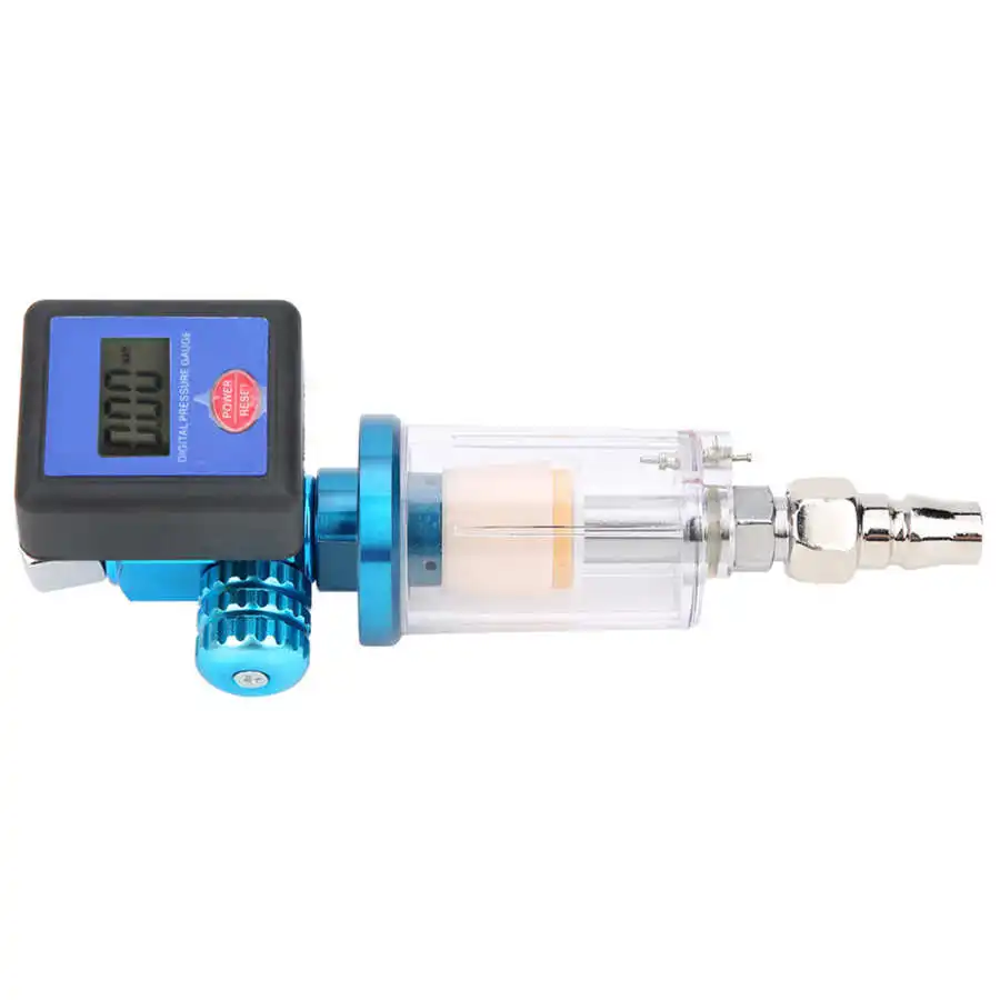Oil‑Water Separator Durable Digital Air Pressure Meter MF08 MF01 Quick Response with Connector 1/4in Thread for Adjust Air Pressure Oil‑Water Separator Durable Digital Air Pressure Meter MF08 MF01 Quick Response with Connector 1/4in Thread for Adjust Air Pressure