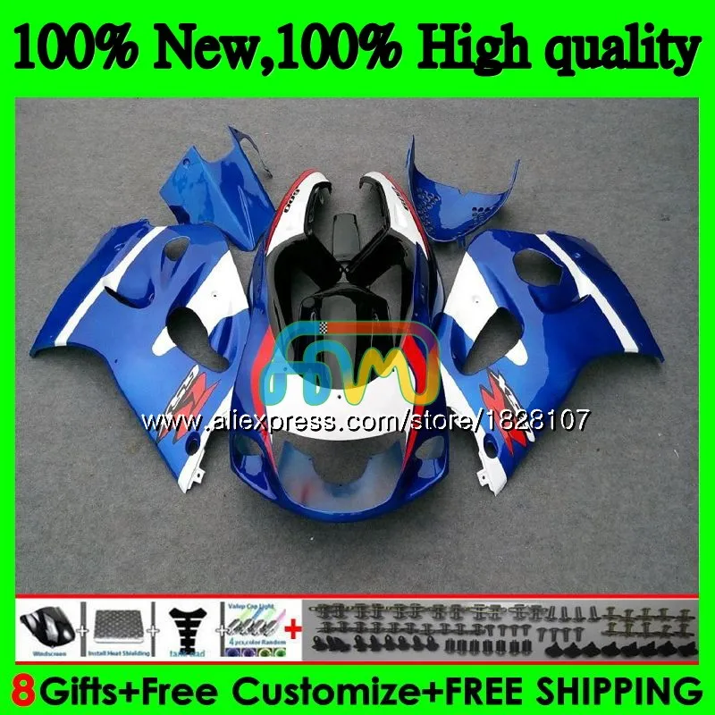 Средства ухода за кожей для SUZUKI GSXR 600 750 SRAD GSXR600 96 97 98 99 00 32BS. 30 синий GSX-R600 GSXR750 1996 1997 1998 1999 2000 обтекатель