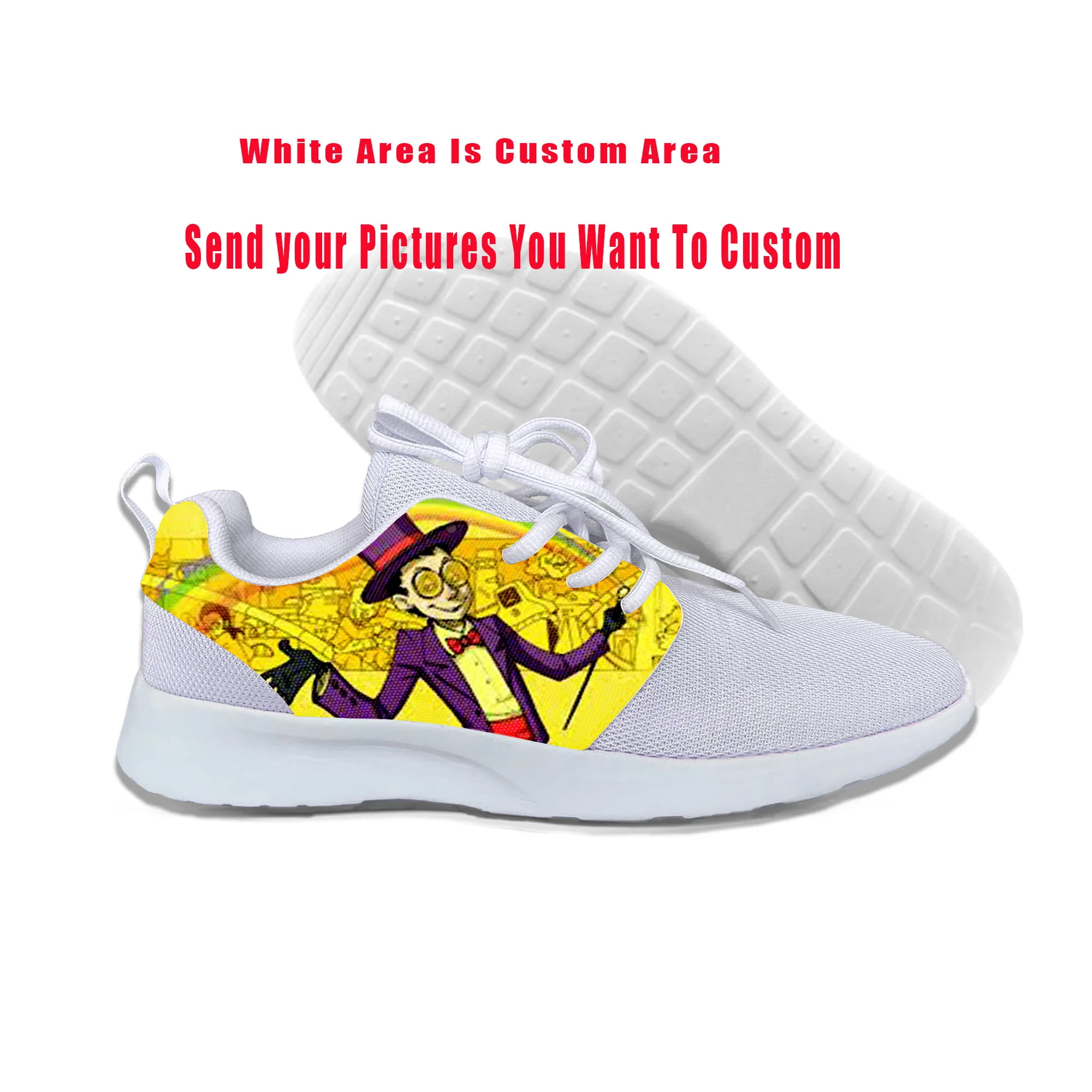 

2019 Hot Cool Fashion New Summer Sneakers Handiness Casual Shoes 3D Printed Cartoon Funny Cute For Men Women Superjail!