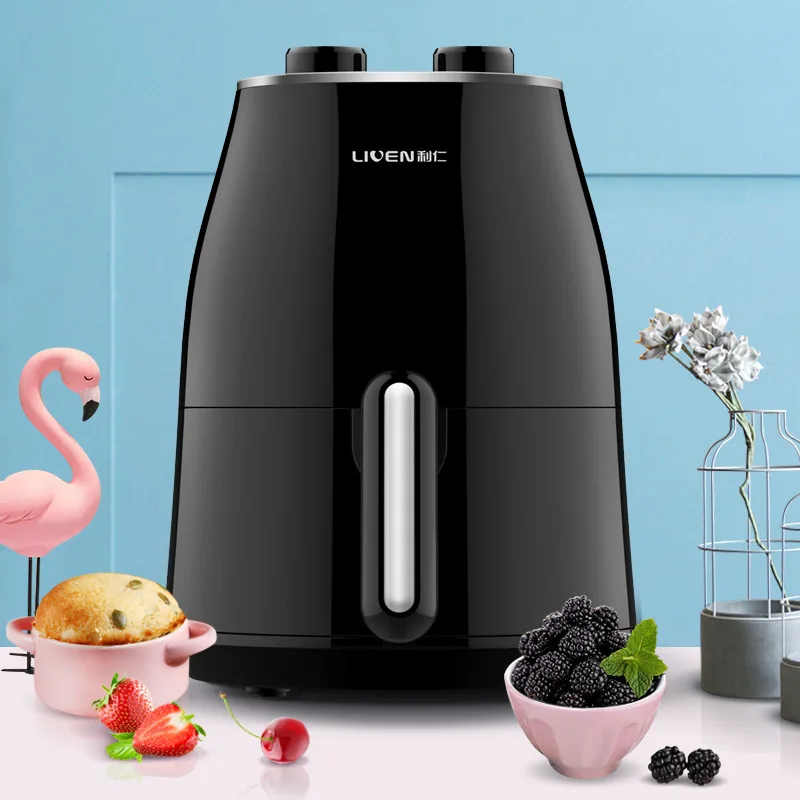  1.5L Smart Mini Air Fryer Healthy and Oil Free Multifunctional Three-dimensional Surround Heating E - 4000071432968