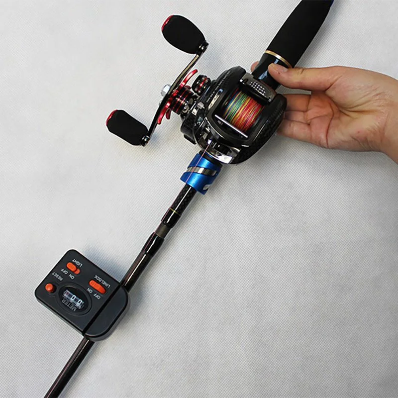 Рыболовная леска, счетчик поиска глубины 0-999 м, 6 см, Рыболовный Инструмент Pesca, длина снасти, калибр, счетчик, точный ручной измеритель, снаряжение