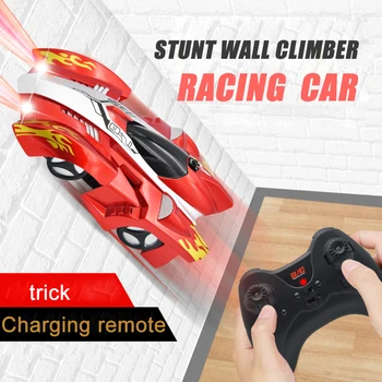 

RC car Climbing Remote Control RC Stunt with LED Lights 360 Degree Rotating Stunt Toys Machine Wall RC CAR Boy Christmas gift