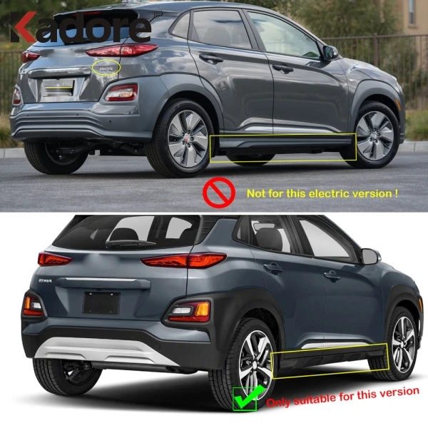 Для hyundai Kona Энсино Кауаи внедорожник- Брызговики, крылья автомобиля Fender брызговик, грязевой щиток аксессуары