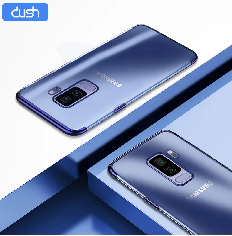 

DUSH Samsung Silicone Phone Case All-inclusive Anti-fall Ultra-thin Protective Cover For S8 / S8plus / S9 / S9plus / Note8