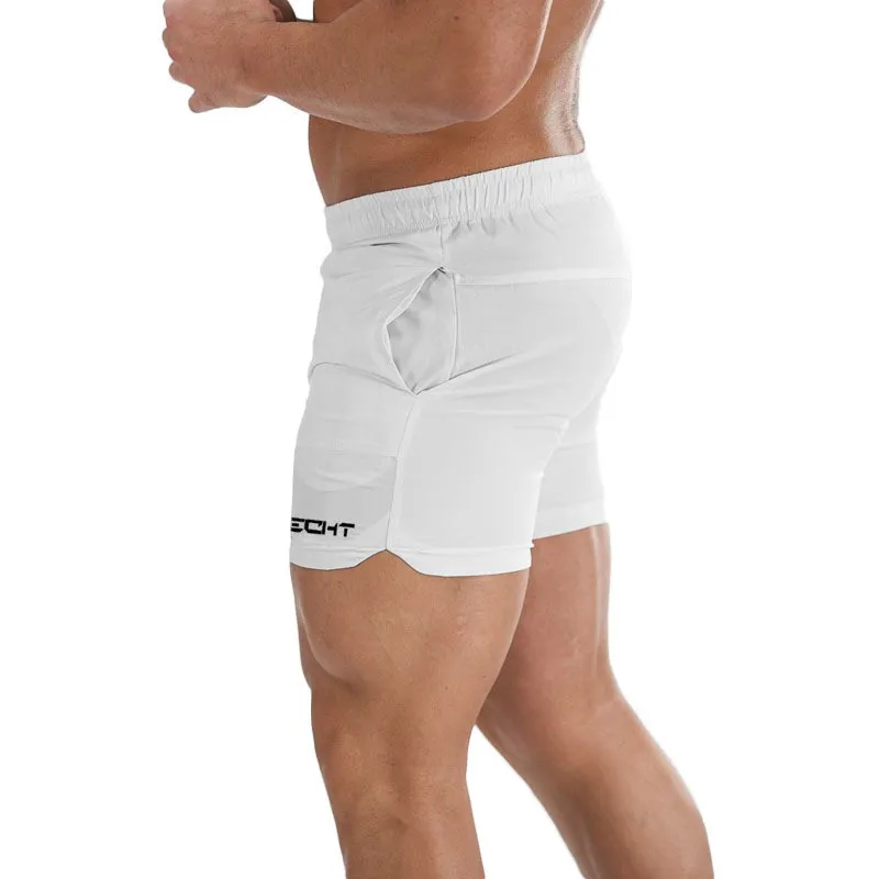 Лето 2019 новые мужские шорты для спортзала мужские спортивные штаны для бега бодибилдинга Мужская спортивная одежда Спортивные