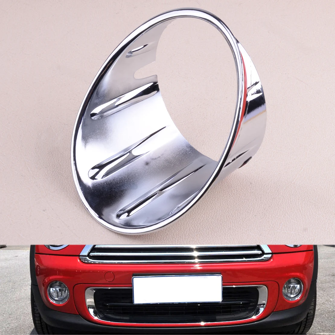 Передняя правая хромиросветильник противотуманная фара CITALL с объемной отделкой