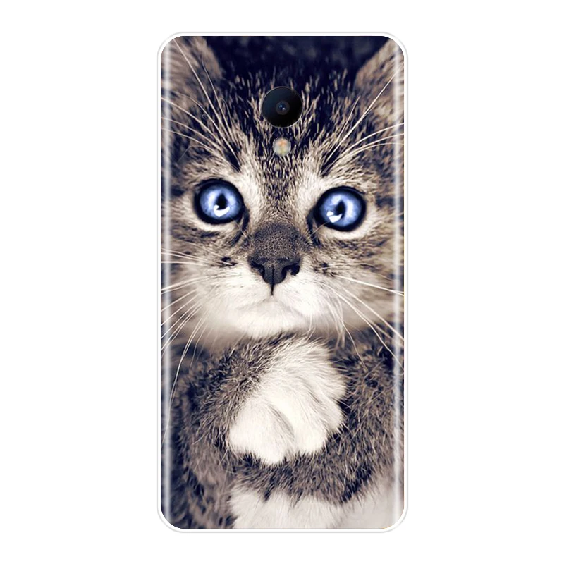 Phone Case For Meizu M6 M6S M5C M5 M5S M3S M3 M2 Soft Silicone TPU Cute Animals Painted Back Cover For Meizu M6 M5 M3 M2 Note