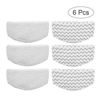 

6Pcs Steam Mop Pads Mop Cloth Cover for Bissell PowerFresh 1806 1940 1544 1440 Series, Replacement Part Model 5938