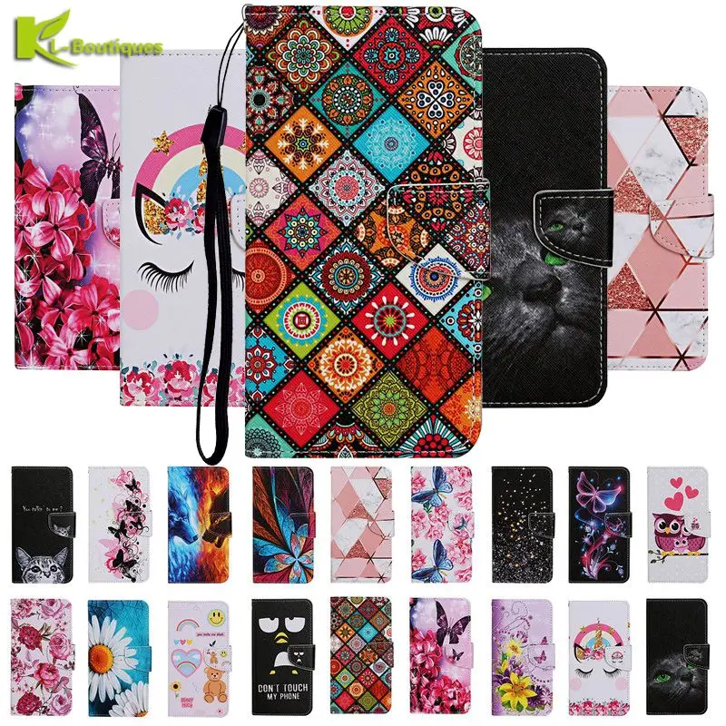 Чехол-бумажник для OPPO A31 A92 A12 A5 A9 2020 A52 A3S A5S A72 F11PRO A12E Realme 5 5i 6i Pro C11 6 C3 C2 C1 Reno 2F кожаный |