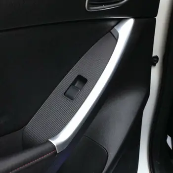 

Waterproof Door Rear Armrest Cover Interior Strip Matte silver New High quality