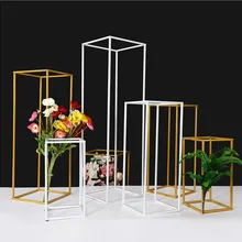 4 шт.) геометрической формы Прямоугольная оправа свадебный реквизит дорога приведет искусственный цветок Держатели Нью-Йорк(40/60/80/100 см)(не цветок