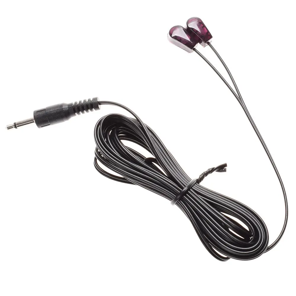 범용 듀얼 Ir 적외선 이미터 연장 케이블 및 플러그 원격 제어 확장기, TV 세트, Stb, DVD, 비디오 녹화용, 3m, 3.5mm 