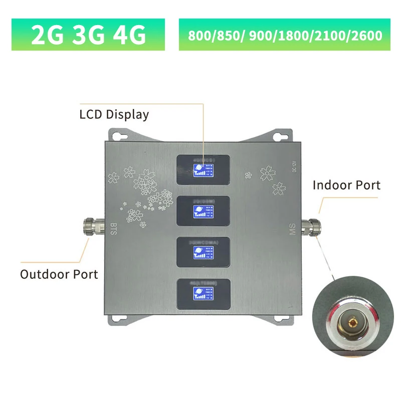 GSM Signal Booster  2G 3G 4G 800 850 900 1800 2100