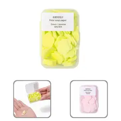 Easy to Use 1 Box Great Bath Clean Scented Slice Sheets Portable Soap Paper Convenient   for Hotel