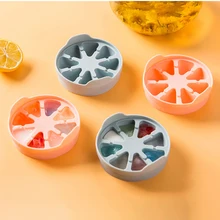 1 шт. Бытовая форма для льда мягкий чехол для хранения круглые силиконовые кубики льда Форма летний сок, напиток DIY Холодильник лоток для льда