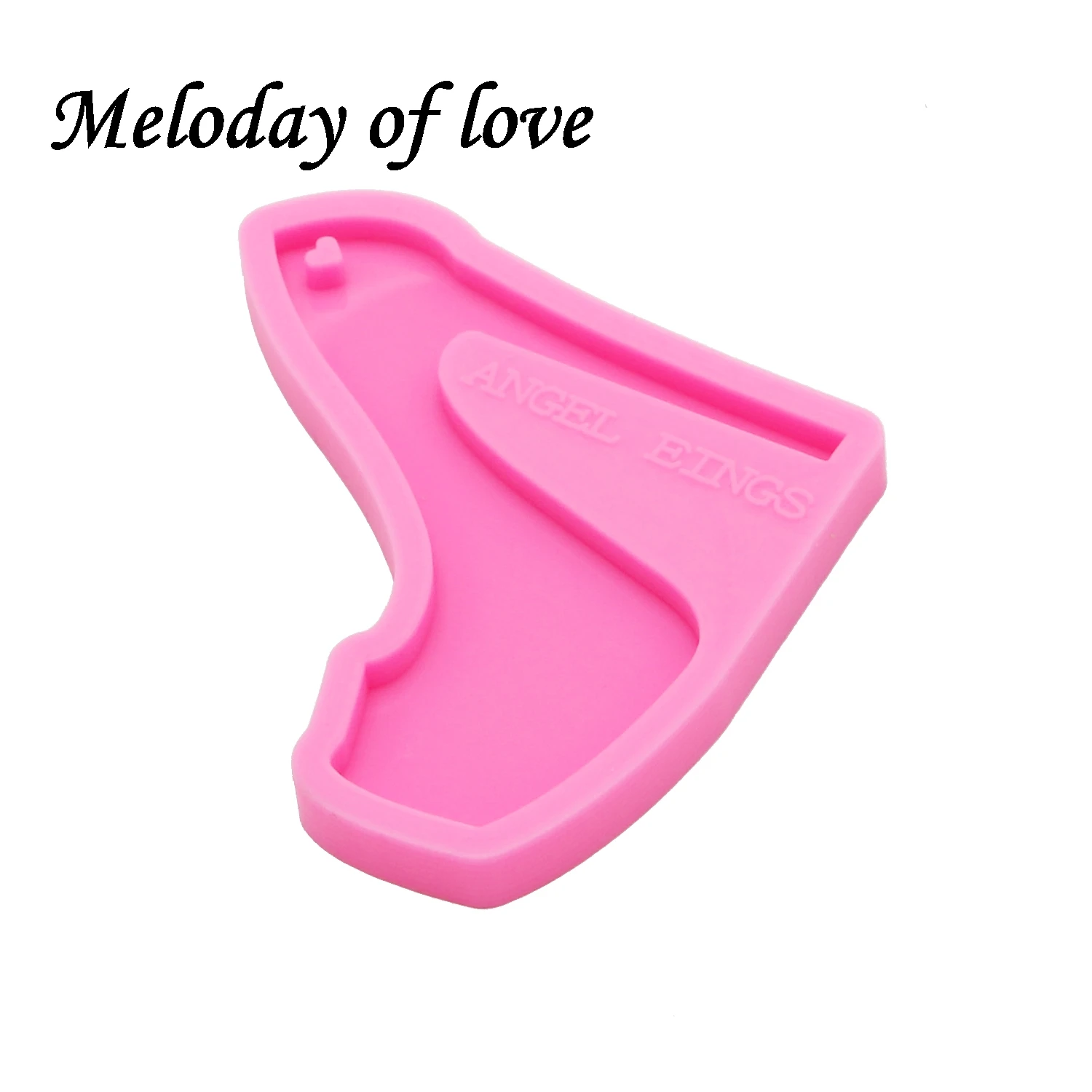 Shiny High heels molds for keychain DIY shoes model resin key keychains moulds silicone custom mold DY0150