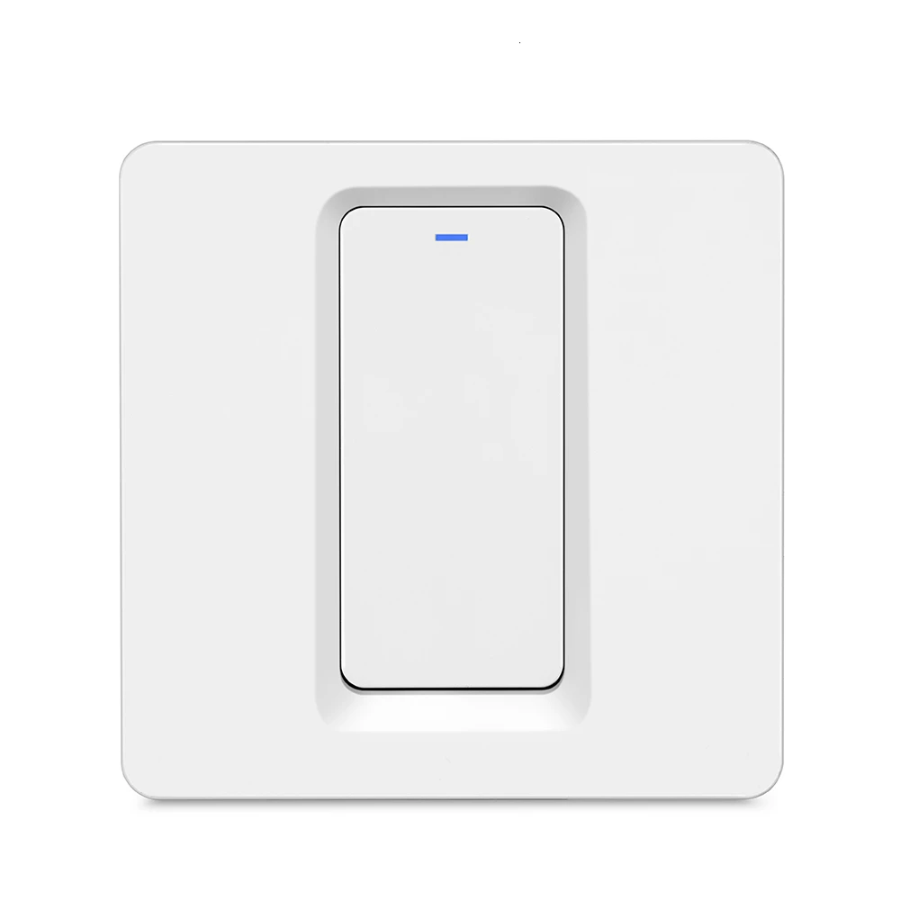 Черный Wi-Fi дистанционный переключатель освещения Кнопка приложение дистанционного голосового управления работает для Alexa Echo Dot Google Home IFTTT Roqi 1/2 таймер - Цвет: Черный