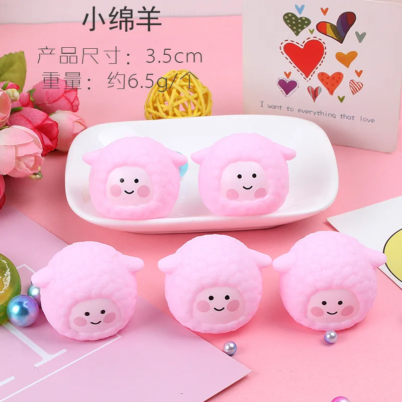 1 шт., декомпрессия, CuteToy, подарок на день рождения, животное, антистрессовый мяч, мягкая игрушка для снятия стресса, детский подарок, Декор - Цвет: random 1piece