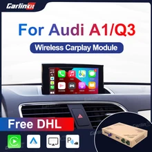 Carlinkit-Accesorios de decodificador para coche inalámbrico, sistema Multimedia compatible con Android Auto, Audi Q3/A1, para iPhone, Android, Mirror Kit, 2,0