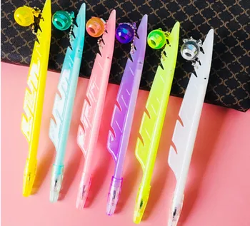 

Creative Cartoon Feather Gel Pen Pendant Pen Wholesale 120pcs/Lot Free Shipping Writing Tool Students Office Stationery GP363