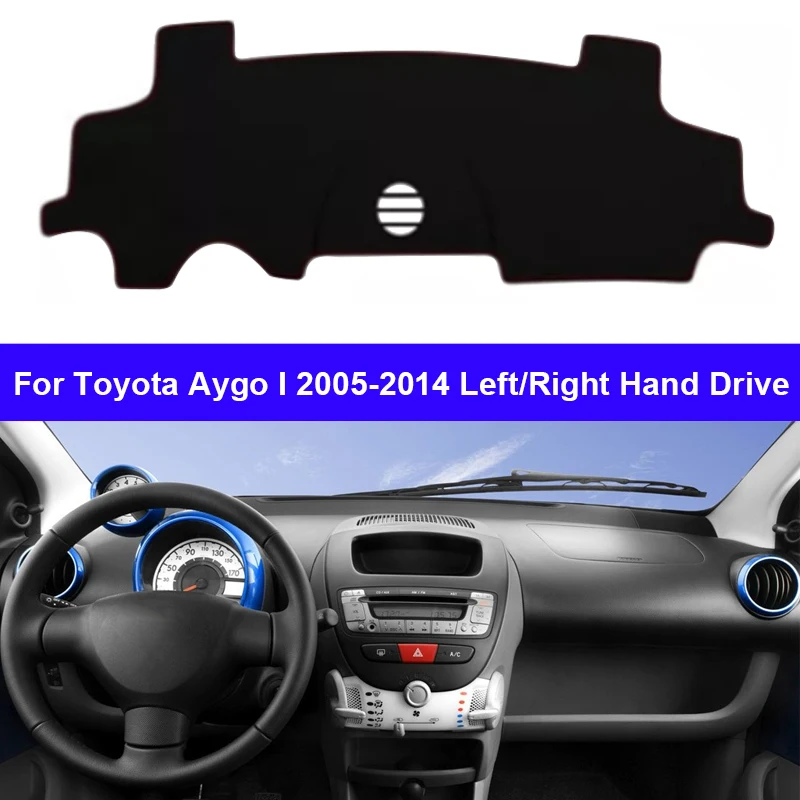 Коврик для приборной панели автомобиля накидка Toyota Aygo I 2005-2014 2009 защита от